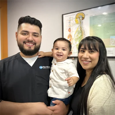 Dr. Juan Alverez with his family